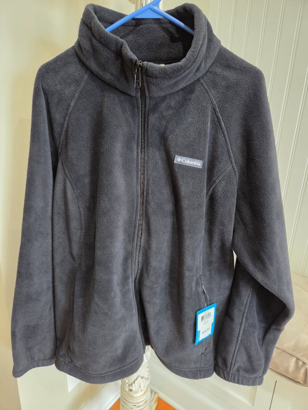 Women's Columbia Sawyer Rapids 2.0 Fleece Jacket 3X Black Full Zip Pockets New